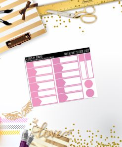 Deco Mini DD430 Planner Stickers, Bullet Journal, Functional Planner Stickers, Stationary Stickers