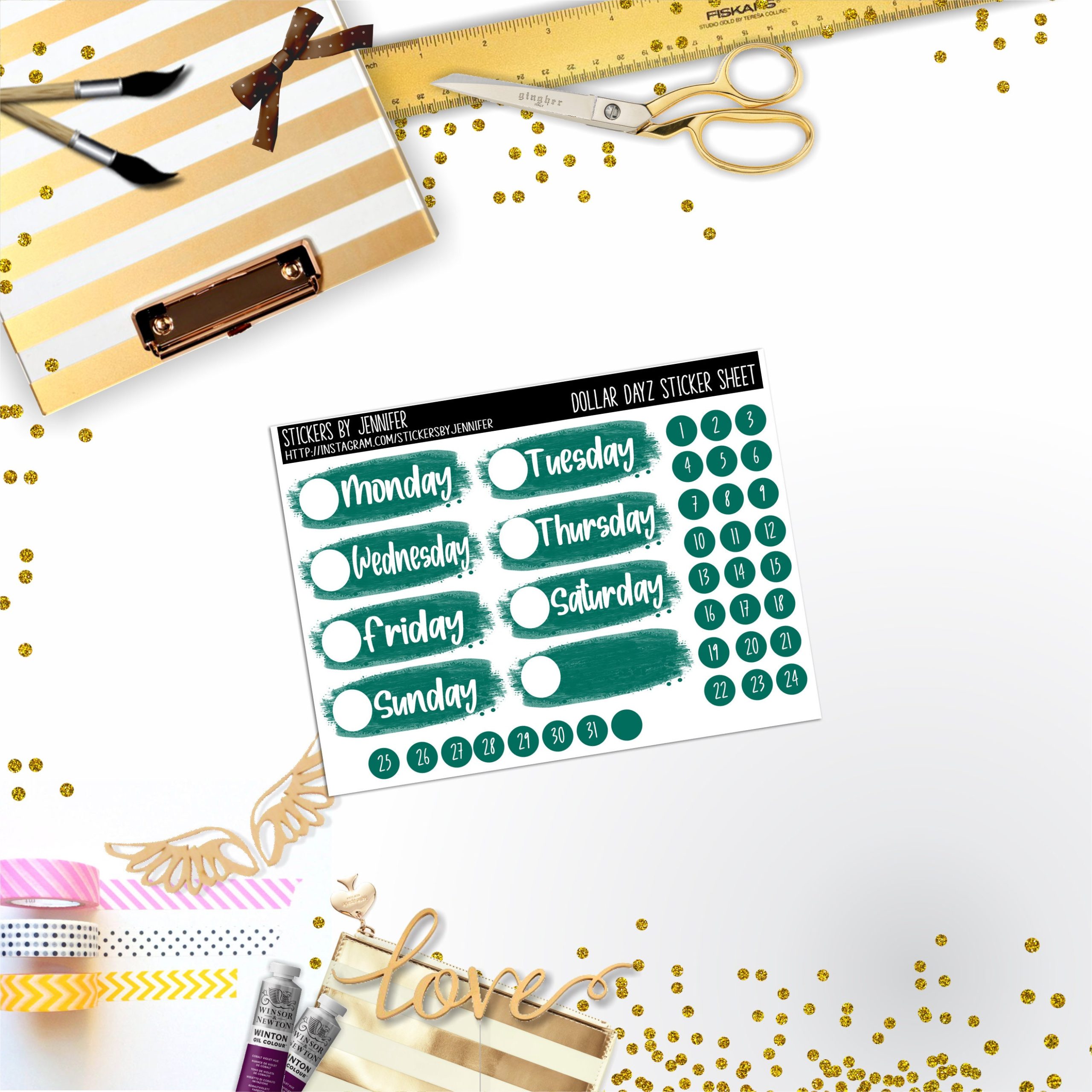 Deco Mini DD472 Planner Stickers, Bullet Journal, Functional Planner Stickers, Stationary Stickers