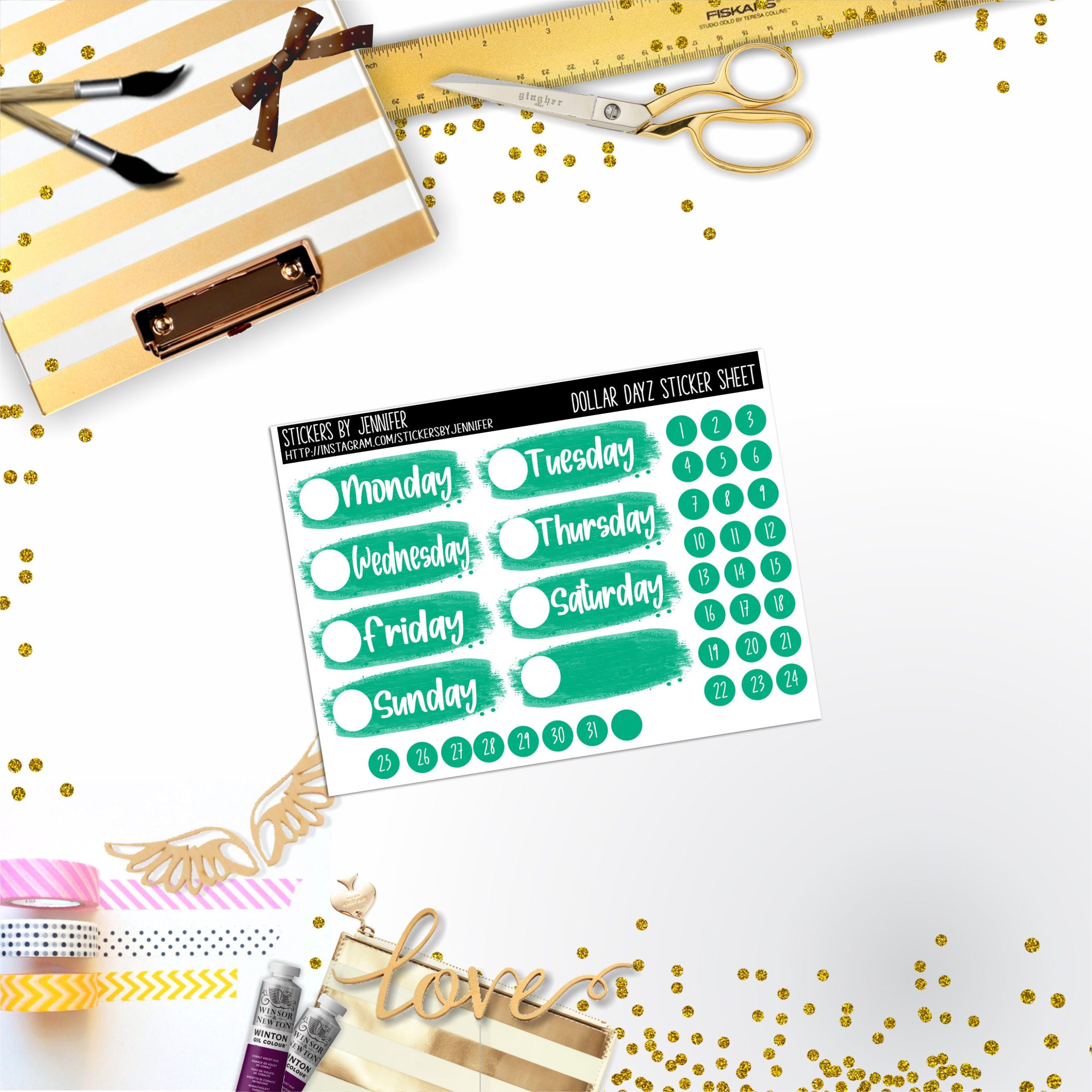 Deco Mini DD473 Planner Stickers, Bullet Journal, Functional Planner Stickers, Stationary Stickers