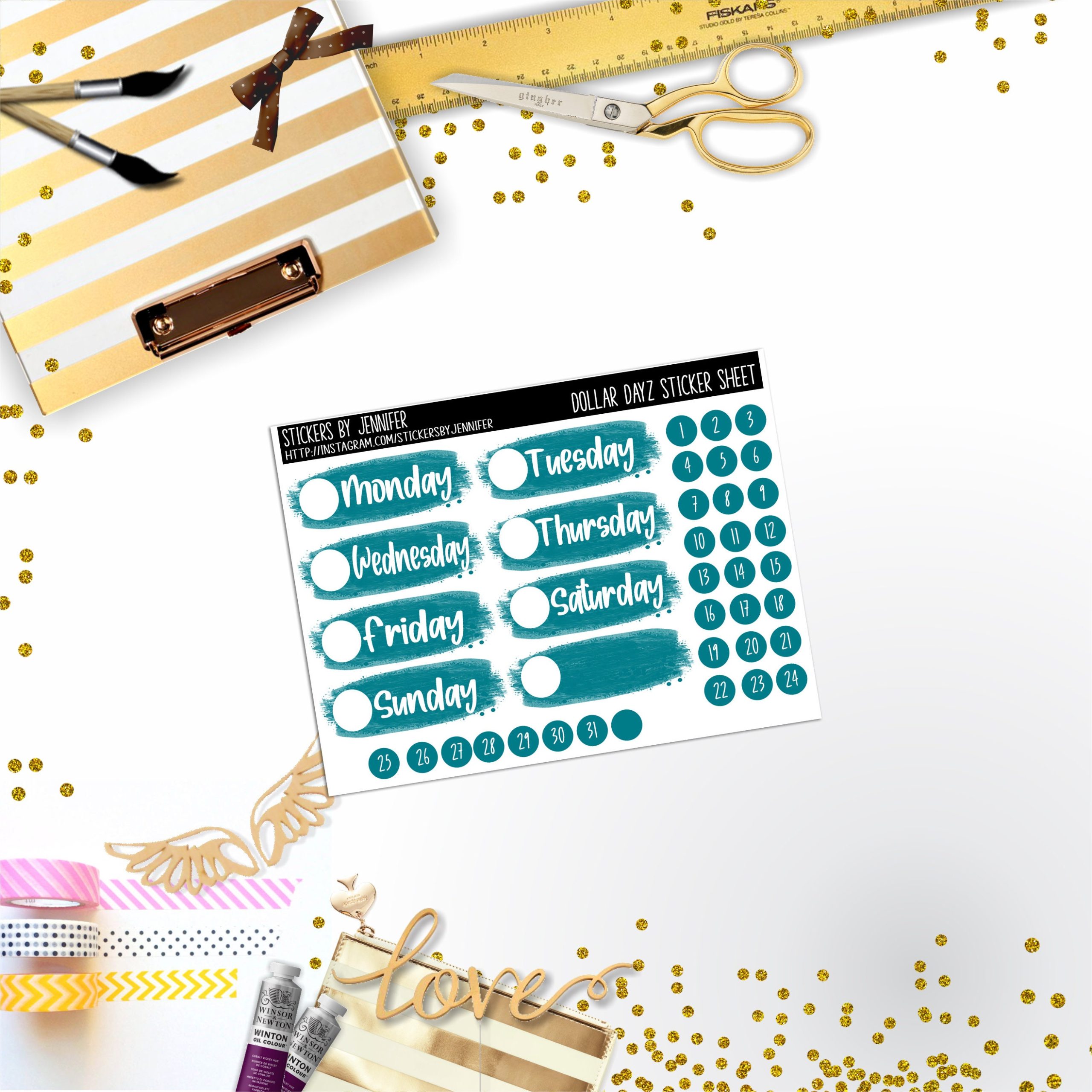 Deco Mini DD479 Planner Stickers, Bullet Journal, Functional Planner Stickers, Stationary Stickers