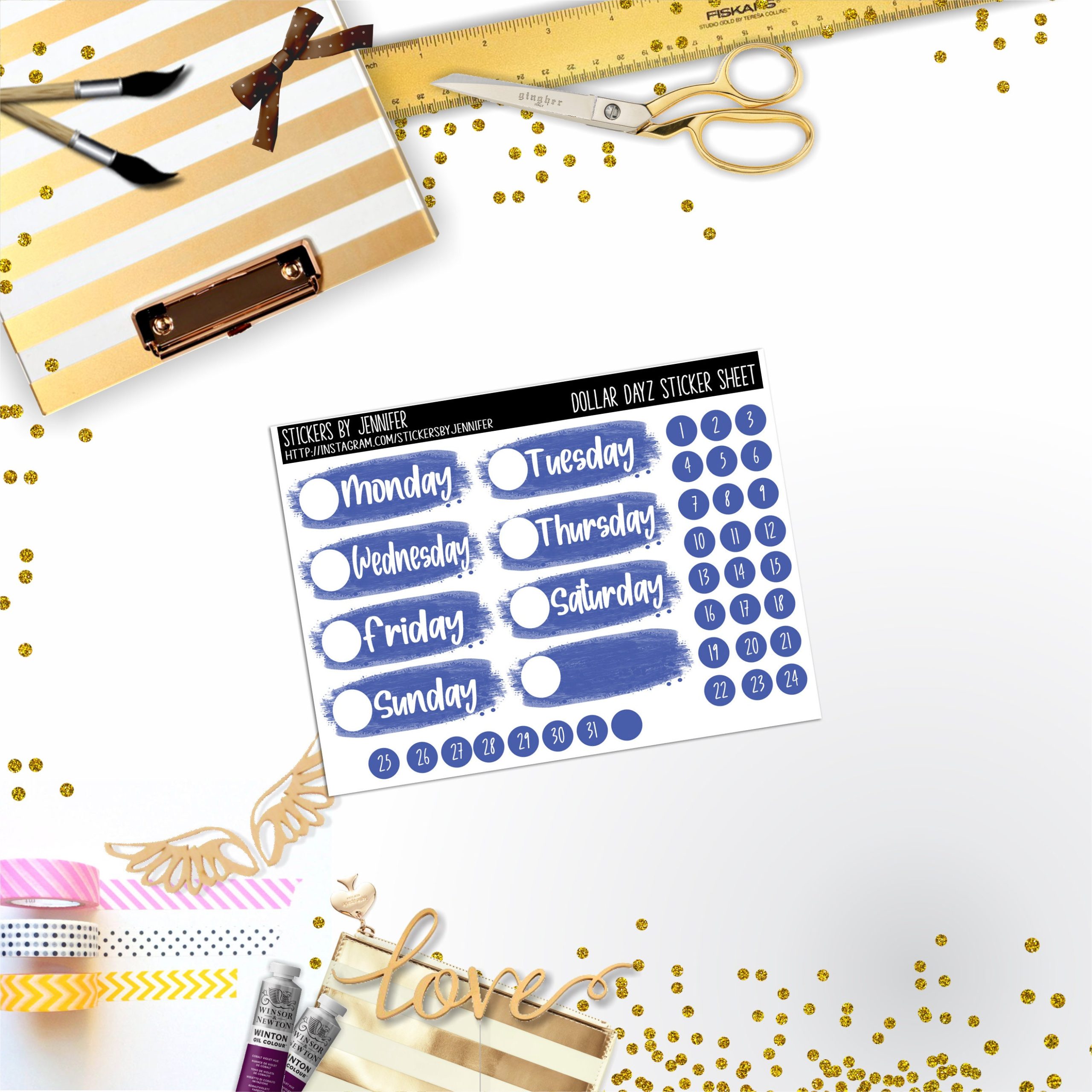 Deco Mini DD492 Planner Stickers, Bullet Journal, Functional Planner Stickers, Stationary Stickers