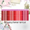 Don't Forget Headers 1.95 inch Width 089 for Big Happy Planner Vertical Planner Stickers