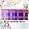 Goals Headers 1.95 inch Width 142 for Big Happy Planner Vertical Planner Stickers