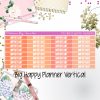 Important Headers 1.95 inch Width 172 for Big Happy Planner Vertical Planner Stickers