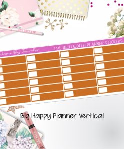Labels 1.95 inch Width Quarter Boxes 550 for Big Happy Planner Vertical Planner Stickers