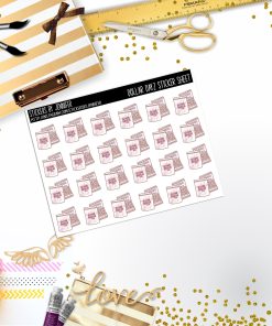 Deco Mini DD607 Planner Stickers, Bullet Journal, Functional Planner Stickers, Stationary Stickers
