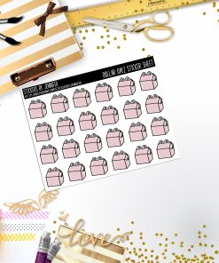 Deco Mini DD608 Planner Stickers, Bullet Journal, Functional Planner Stickers, Stationary Stickers