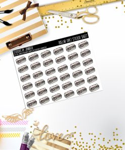 Deco Mini DD614 Planner Stickers, Bullet Journal, Functional Planner Stickers, Stationary Stickers