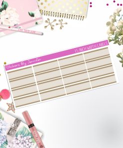 Two-Toned Labels 089 Quarter Boxes  Planner Stickers, Journal Stickers, Functional Planner Stickers, Stationary Stickers