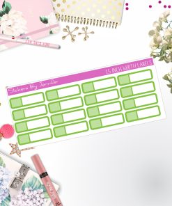 Two-Toned Appointment Labels 015 Quarter Boxes  Planner Stickers, Journal Stickers, Functional Planner Stickers, Stationary Stickers