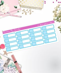 Two-Toned Appointment Labels 031 Quarter Boxes  Planner Stickers, Journal Stickers, Functional Planner Stickers, Stationary Stickers