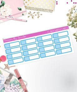 Two-Toned Appointment Labels 032 Quarter Boxes  Planner Stickers, Journal Stickers, Functional Planner Stickers, Stationary Stickers