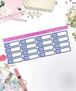Two-Toned Appointment Labels 040 Quarter Boxes  Planner Stickers, Journal Stickers, Functional Planner Stickers, Stationary Stickers