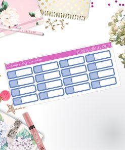 Two-Toned Appointment Labels 041 Quarter Boxes  Planner Stickers, Journal Stickers, Functional Planner Stickers, Stationary Stickers