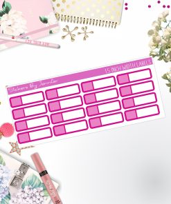 Two-Toned Appointment Labels 061 Quarter Boxes  Planner Stickers, Journal Stickers, Functional Planner Stickers, Stationary Stickers