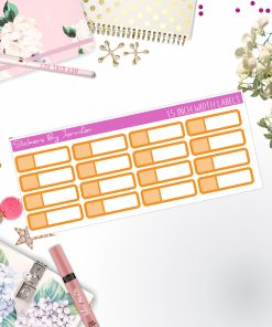Two-Toned Appointment Labels 080 Quarter Boxes  Planner Stickers, Journal Stickers, Functional Planner Stickers, Stationary Stickers