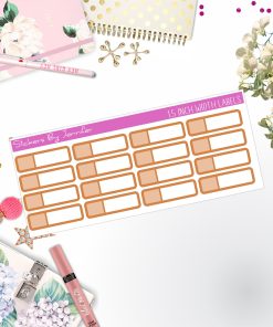 Two-Toned Appointment Labels 084 Quarter Boxes  Planner Stickers, Journal Stickers, Functional Planner Stickers, Stationary Stickers