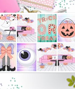 Boo Halloween Full Box Big Happy Planner, Erin Condren, Classic Happy Planner