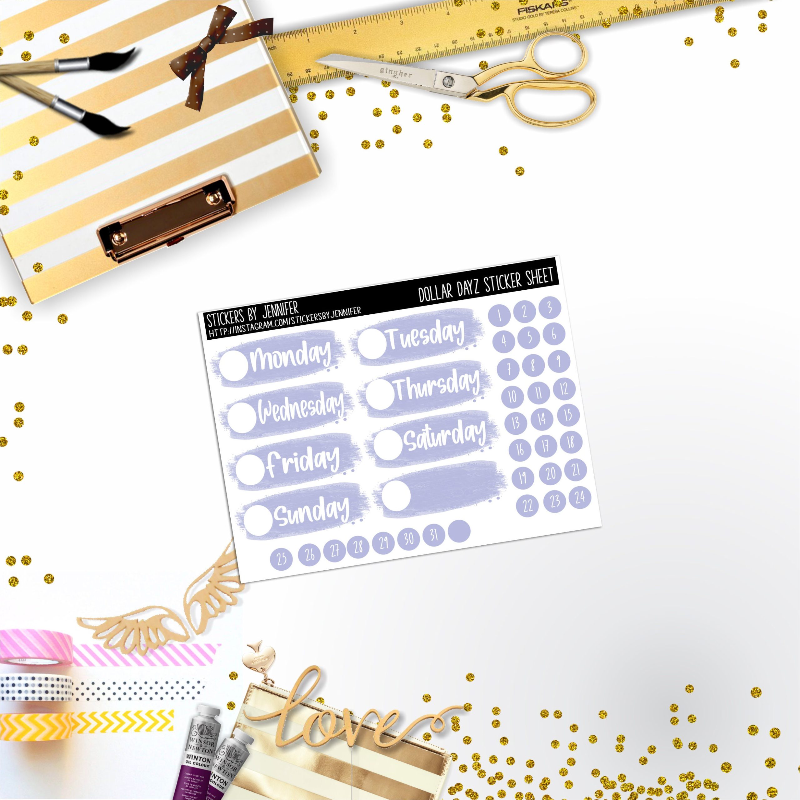 Deco Mini DD495 Planner Stickers, Bullet Journal, Functional Planner Stickers, Stationary Stickers