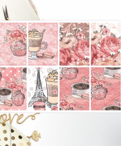 French Coffee Full Box Big Happy Planner, Erin Condren, Classic Happy Planner