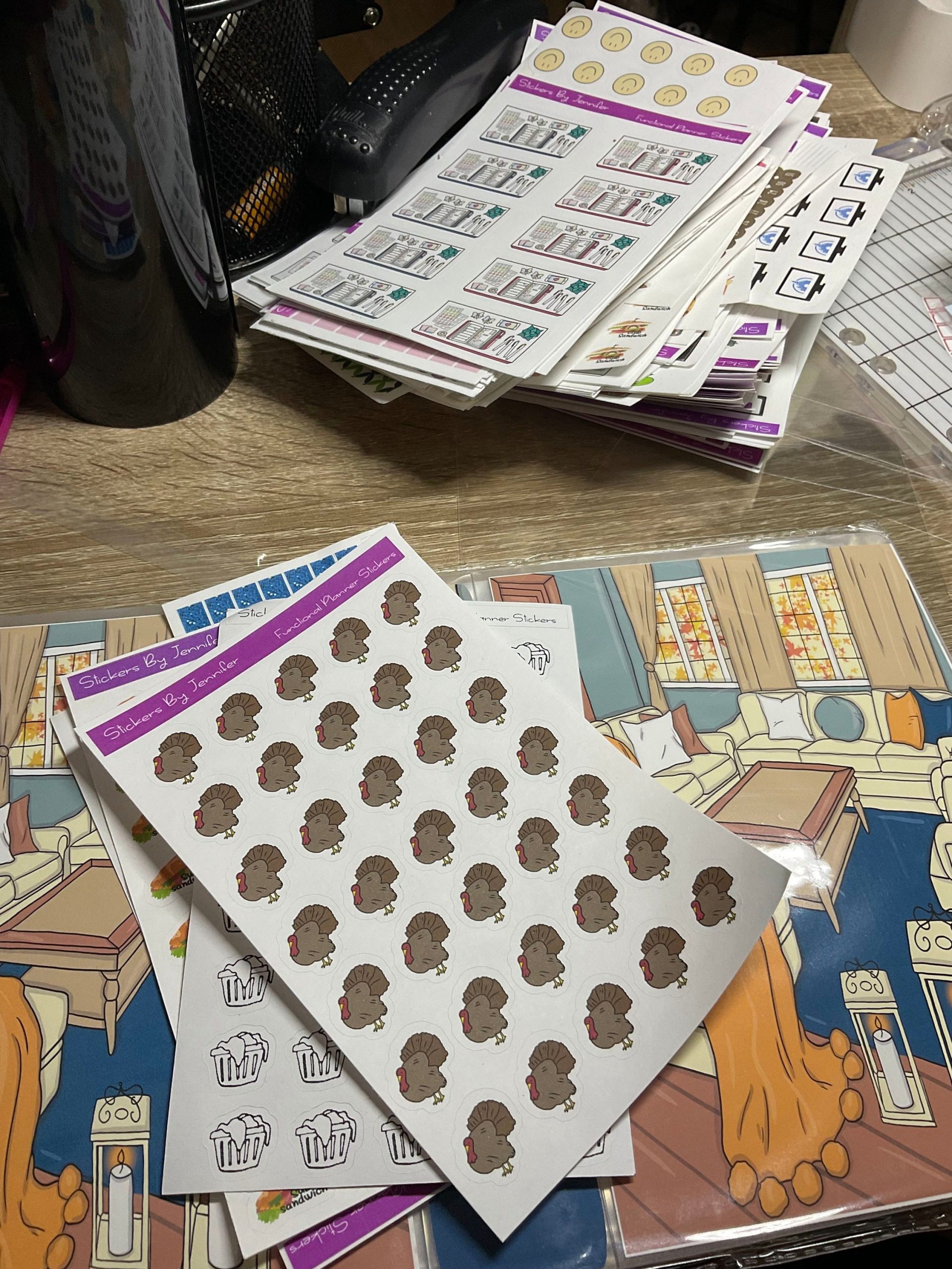 Grab Bag Random Pull 5x7 Sticker Album and 6 Random Functional Sheets - Image 2