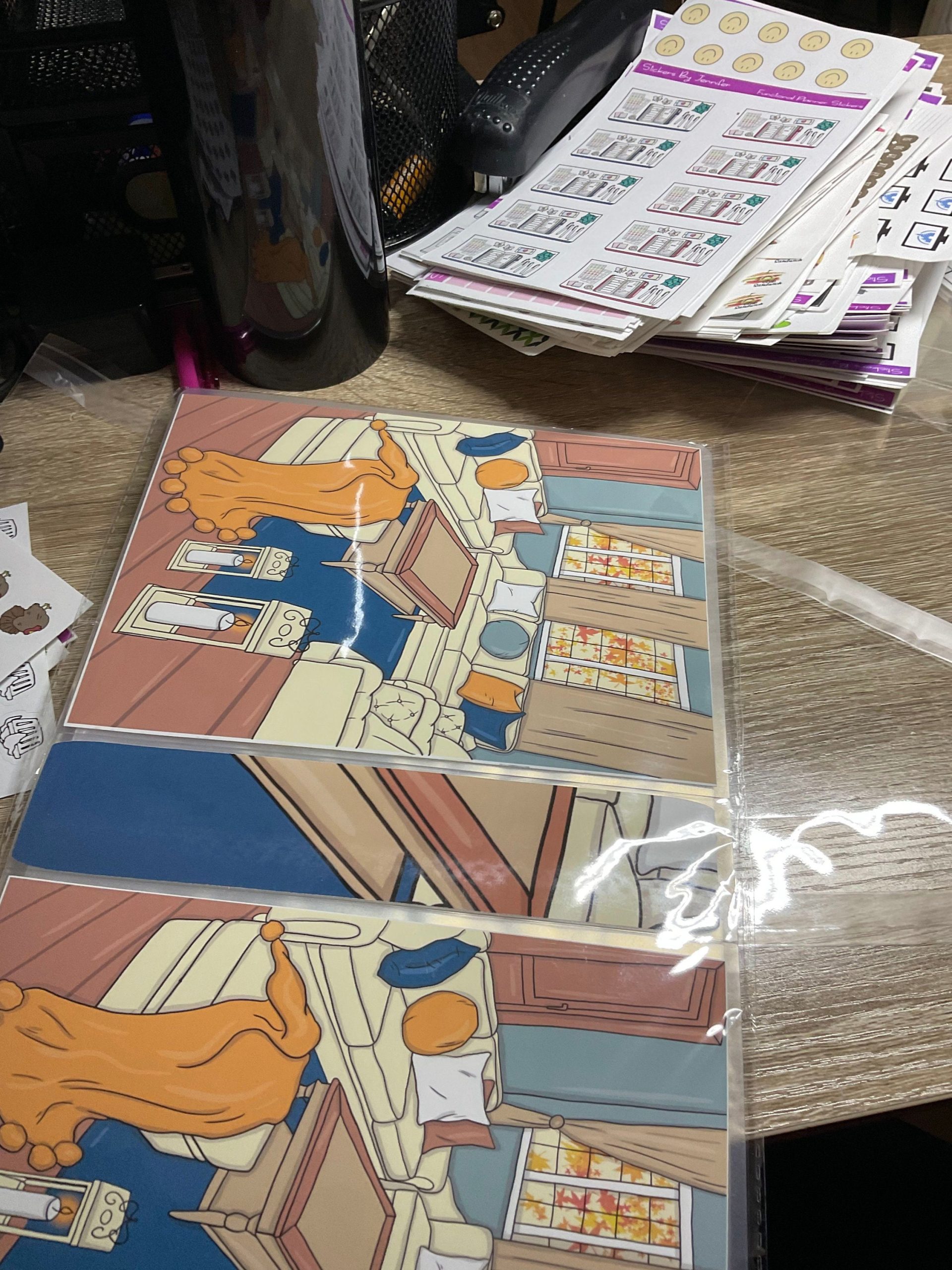 Grab Bag Random Pull 5x7 Sticker Album and 6 Random Functional Sheets - Image 3