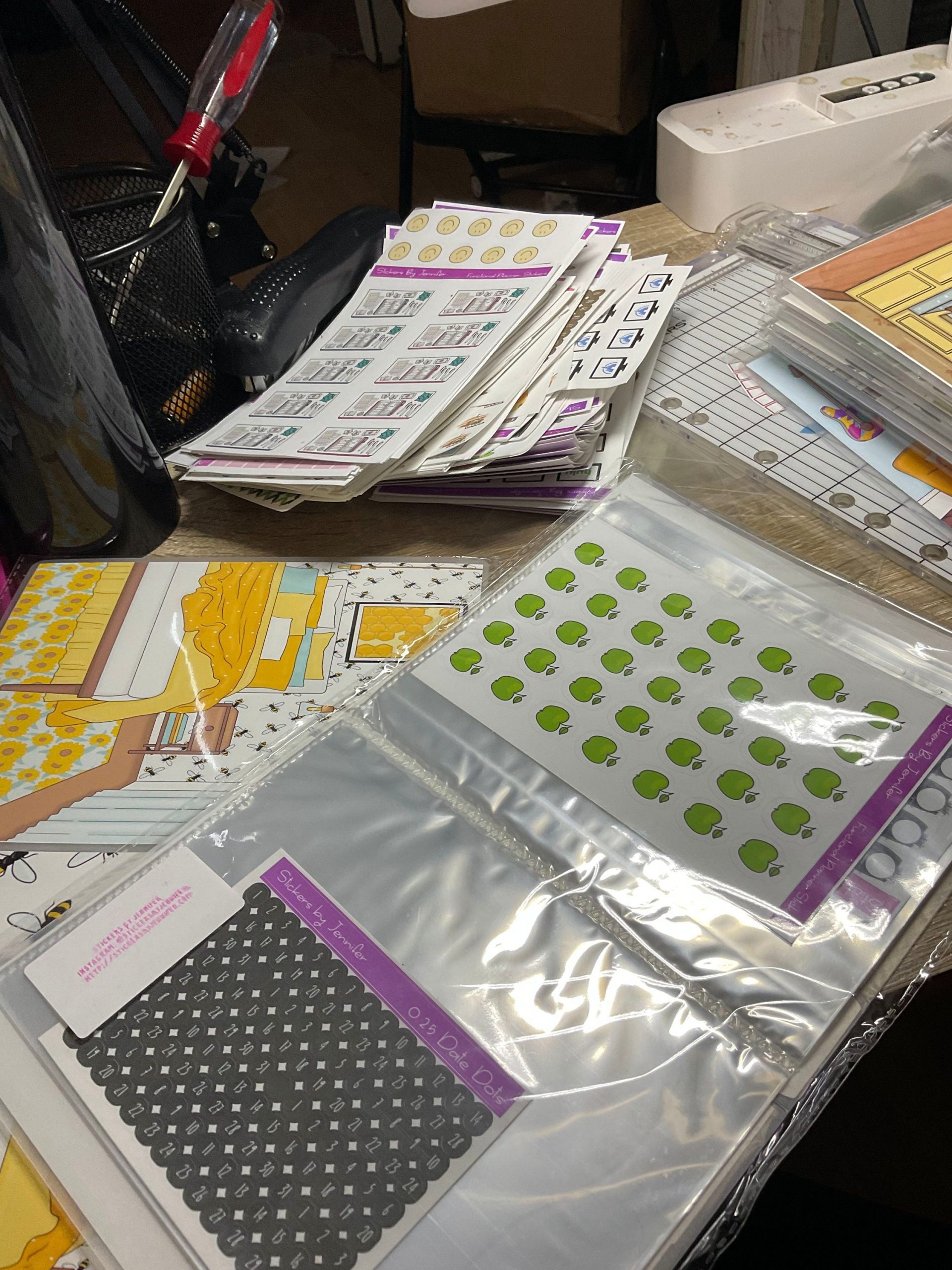 Grab Bag Random Pull 5x7 Sticker Album and 6 Random Functional Sheets - Image 4