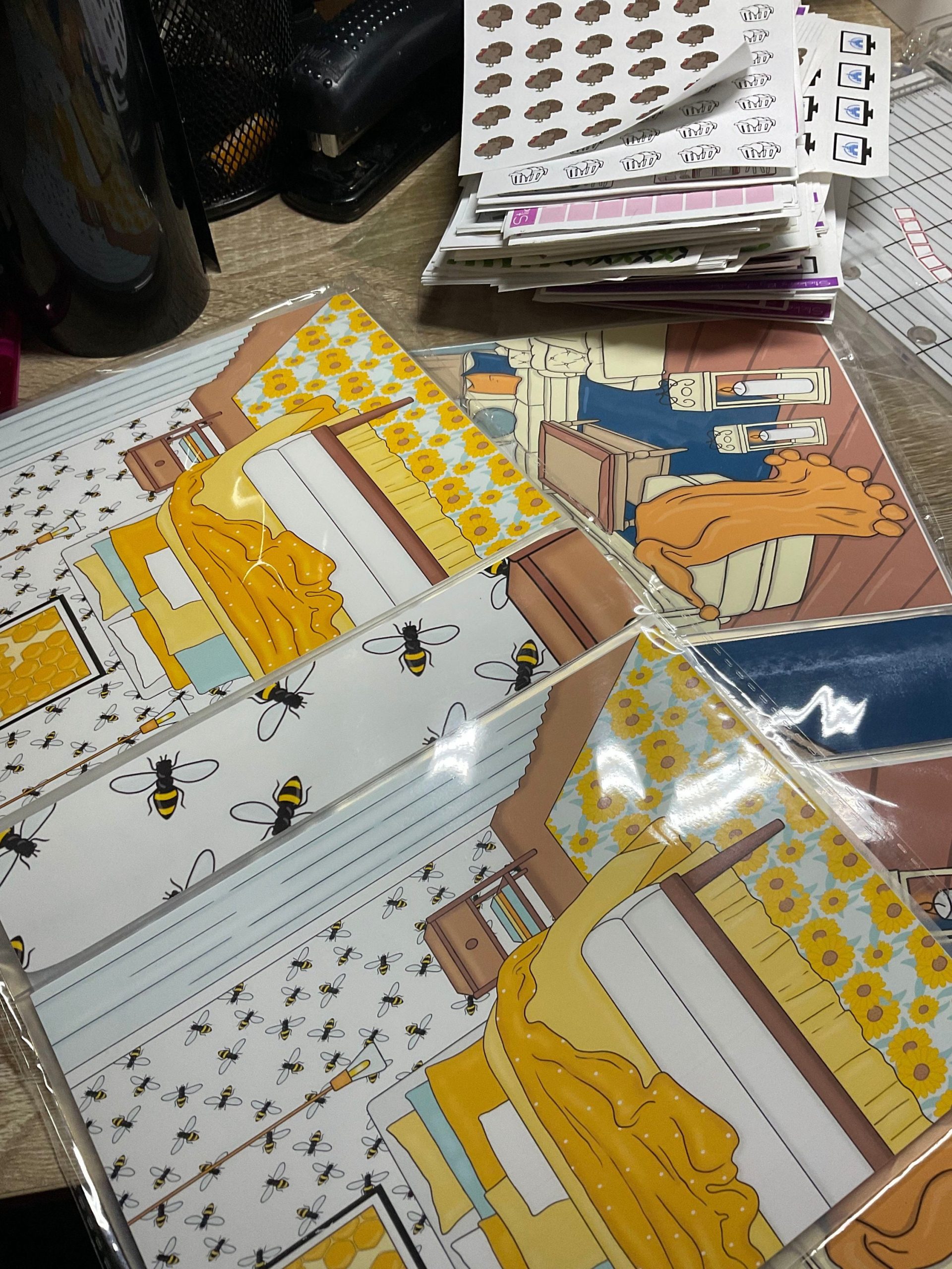 Grab Bag Random Pull 5x7 Sticker Album and 6 Random Functional Sheets - Image 6