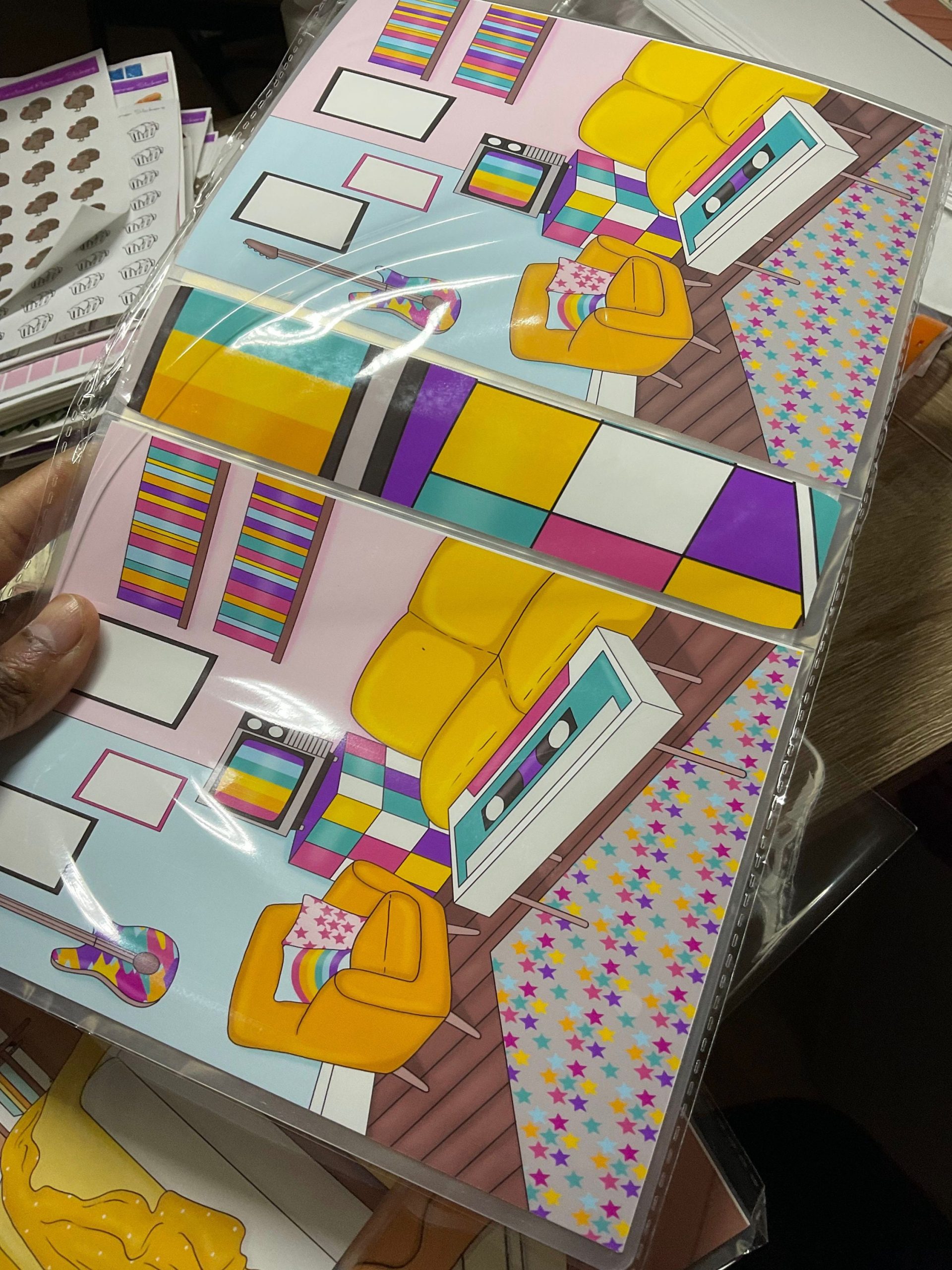 Grab Bag Random Pull 5x7 Sticker Album and 6 Random Functional Sheets - Image 7