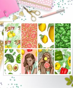 Lemon Life Full Box Big Happy Planner, Erin Condren, Classic Happy Planner