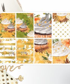Pumpkin Spice Full Box Big Happy Planner, Erin Condren, Classic Happy Planner