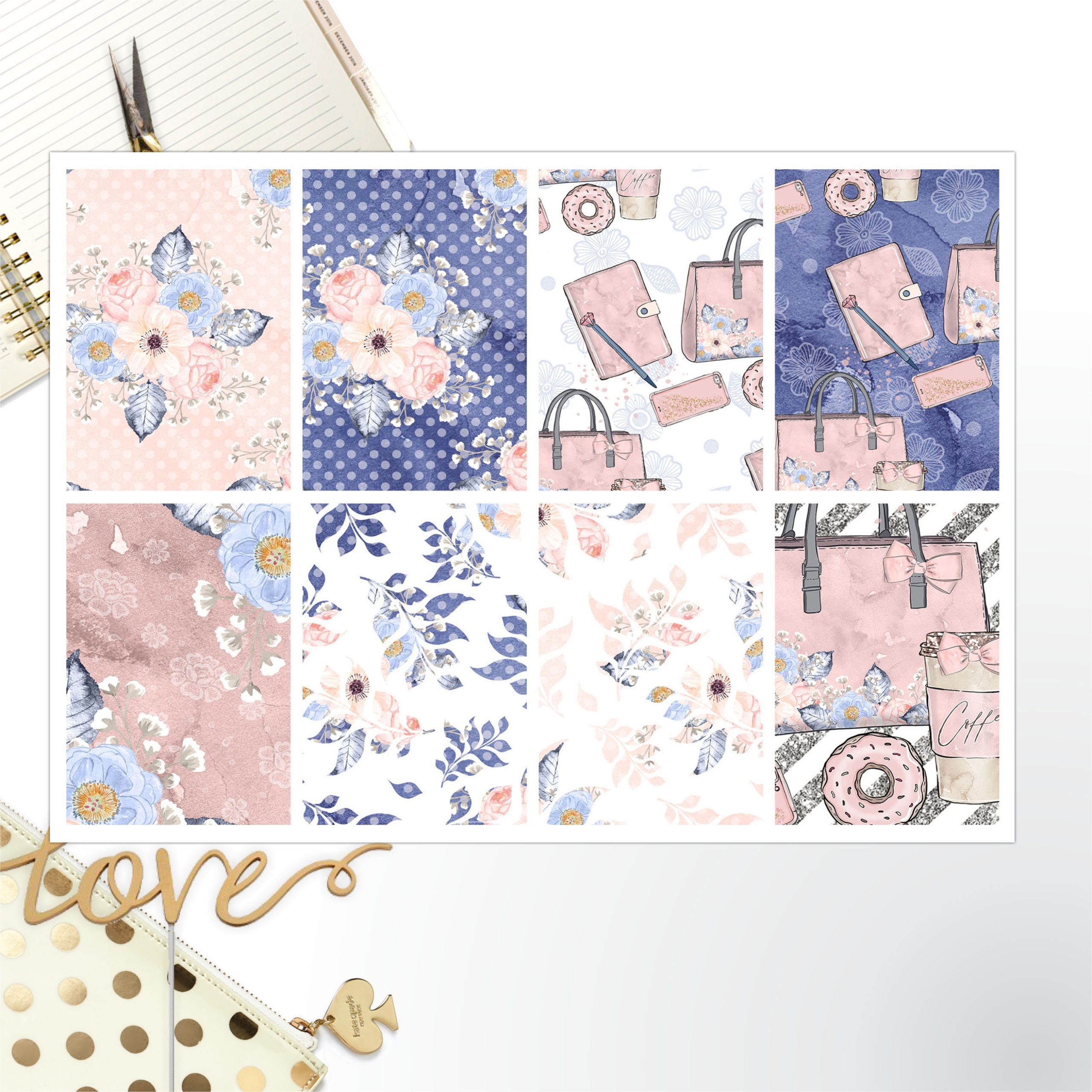 Purse Full Box Big Happy Planner, Erin Condren, Classic Happy Planner