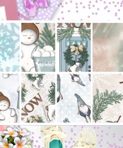 Snow Life Full Box Big Happy Planner, Erin Condren, Classic Happy Planner