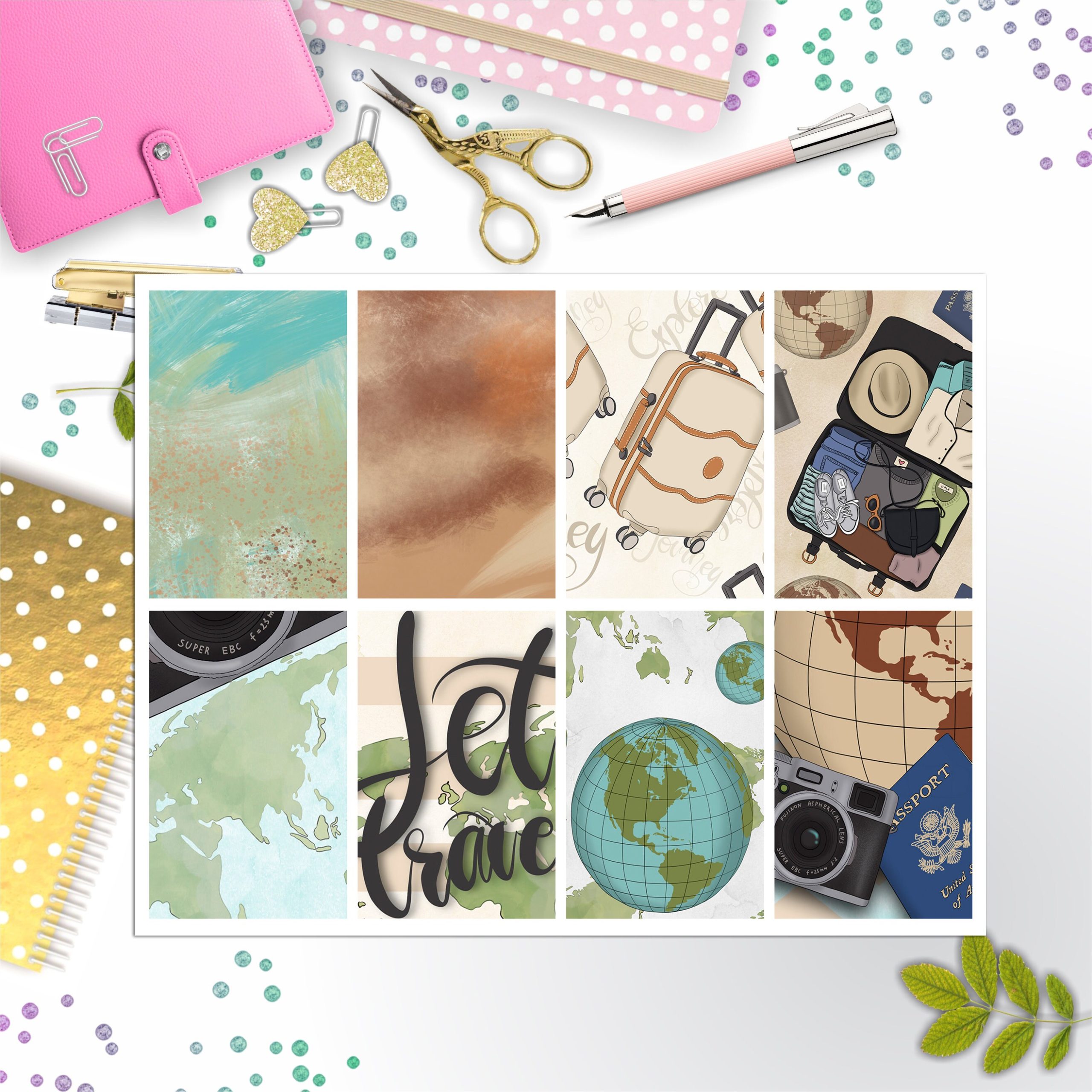 Travel Full Box Big Happy Planner, Erin Condren, Classic Happy Planner