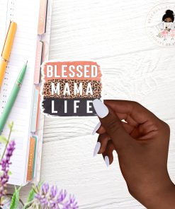 Blessed Mom Vinyl Sticker