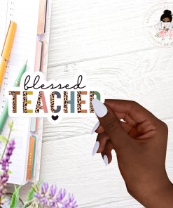 Blessed Teacher Vinyl Sticker