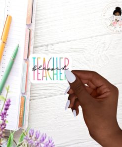Blessed Teacher Vinyl Sticker