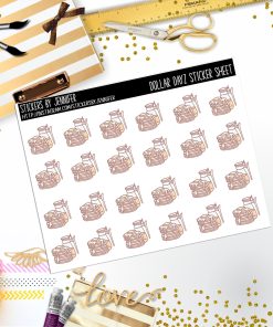 Deco Mini DD617, Planner Stickers, Bullet Journal, Functional Planner Stickers, Stationary Stickers