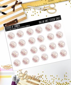 Deco Mini DD621, Planner Stickers, Bullet Journal, Functional Planner Stickers, Stationary Stickers