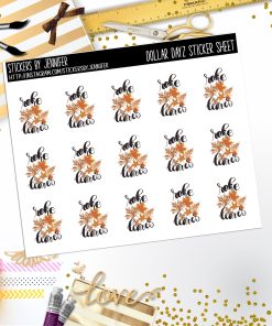 Deco Mini DD637 Planner Stickers, Bullet Journal, Functional Planner Stickers, Stationary Stickers