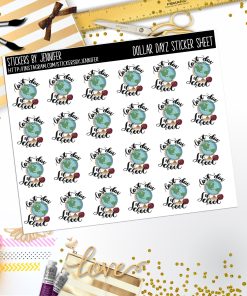 Deco Mini DD644 Planner Stickers, Bullet Journal, Functional Planner Stickers, Stationary Stickers