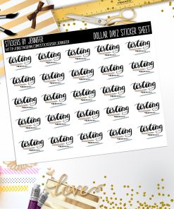 Deco Mini DD650 Planner Stickers, Bullet Journal, Functional Planner Stickers, Stationary Stickers