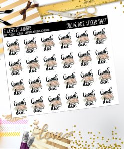 Deco Mini DD651 Planner Stickers, Bullet Journal, Functional Planner Stickers, Stationary Stickers