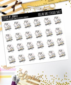 Deco Mini DD654 Planner Stickers, Bullet Journal, Functional Planner Stickers, Stationary Stickers