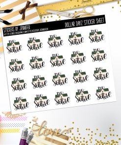 Deco Mini DD655 Planner Stickers, Bullet Journal, Functional Planner Stickers, Stationary Stickers