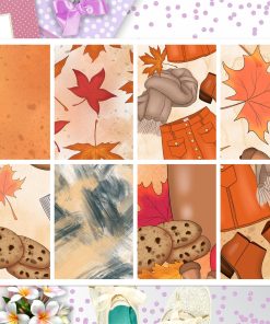 Fall Cookies Full Box Big Happy Planner, Erin Condren, Classic Happy Planner