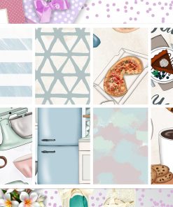Food Vibes Full Box Big Happy Planner, Erin Condren, Classic Happy Planner