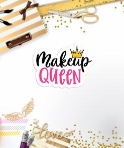 Makeup Queen Vinyl Sticker