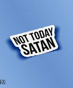 No Satan Vinyl Sticker