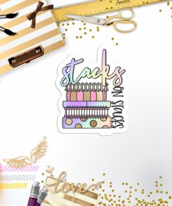 Planner Stacks Vinyl Sticker
